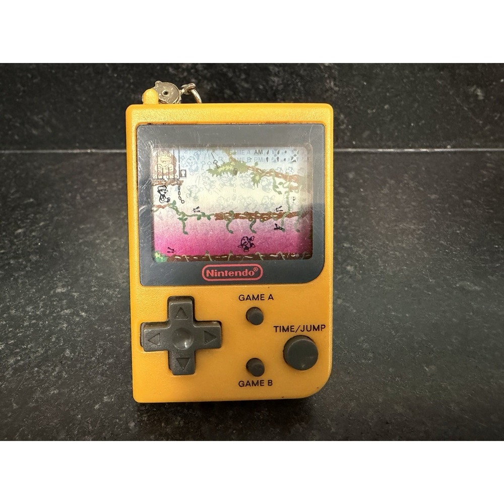Nintendo Donkey Kong Jr Mini Classics Keychain LCD Game Tested Works Sound